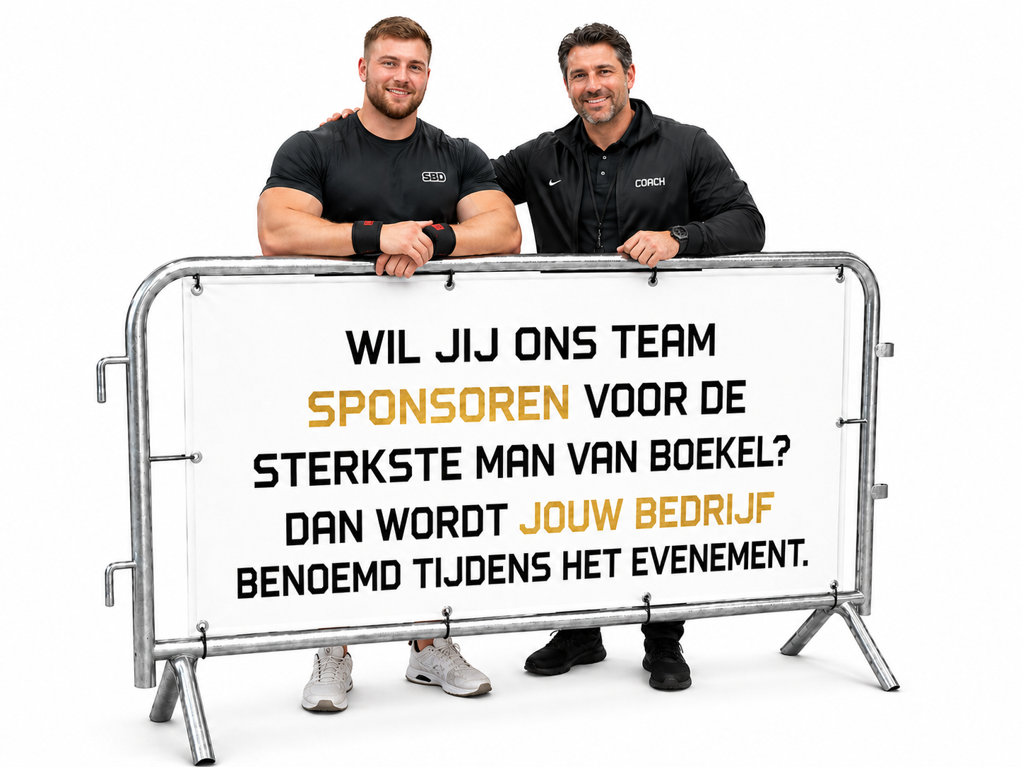 Een team (Strongman en Coach)